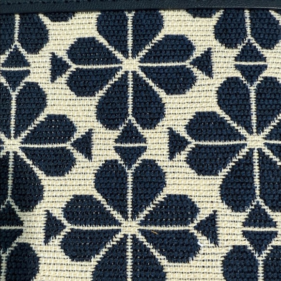 Kate Spade Navy and Cream Floral Wallet - Picture 3 of 8